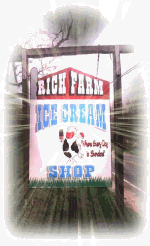 Rich Farm Ice Cream of Oxford, one of many great locations to enjoy homemade ice cream in and near Fairfield County, CT